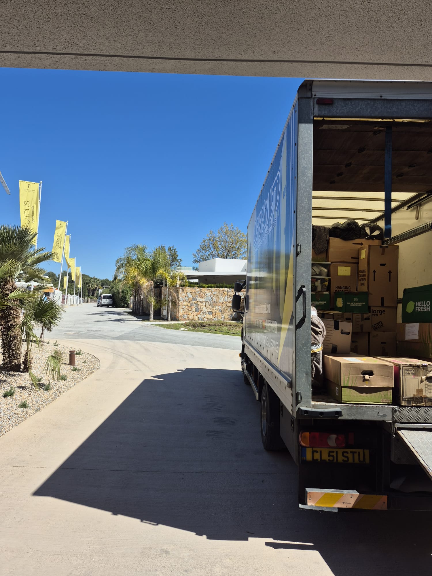 Loading operations at CLS Spain warehouse facility