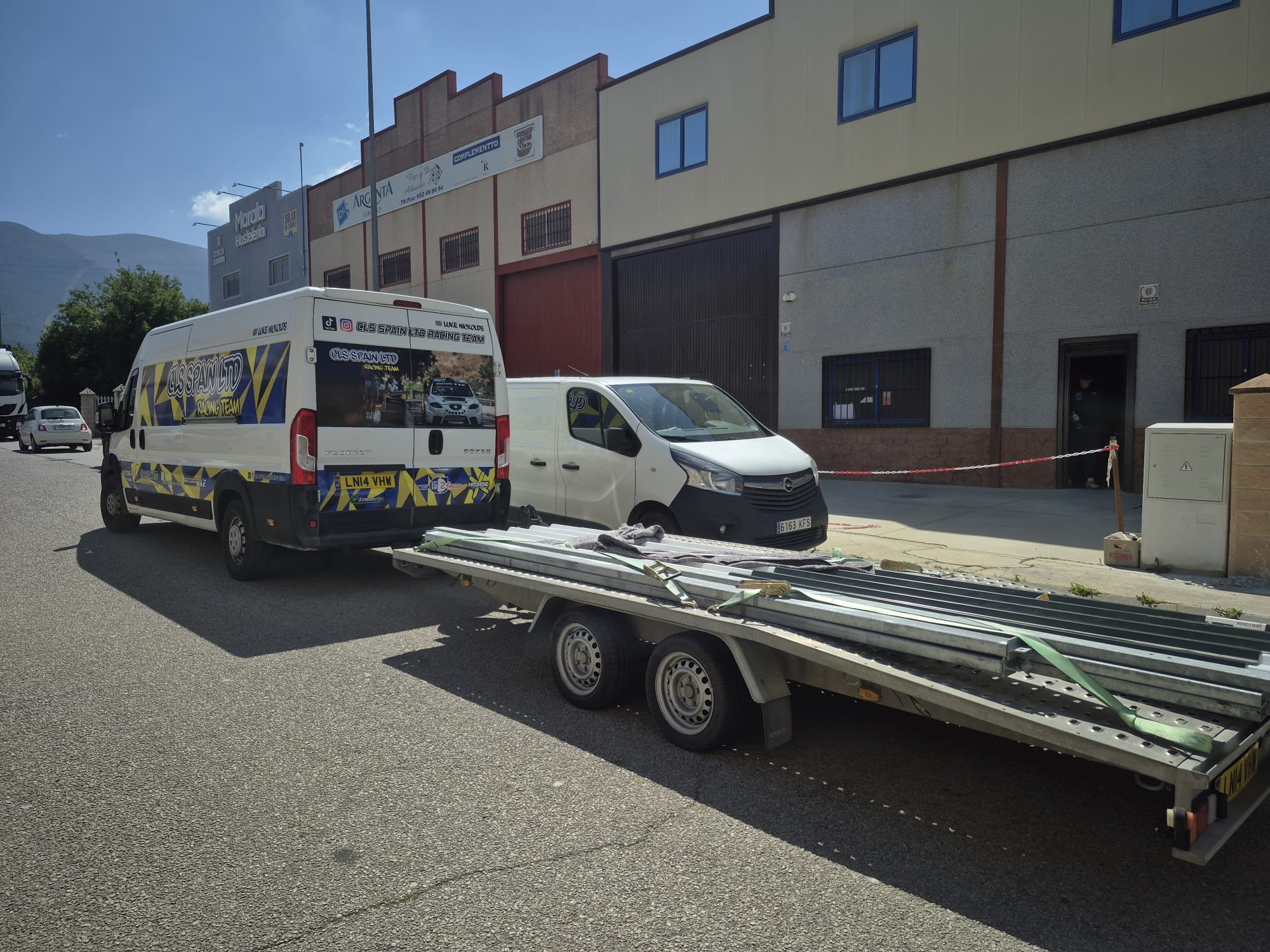 CLS Spain HGV lorry on Spanish mountain road