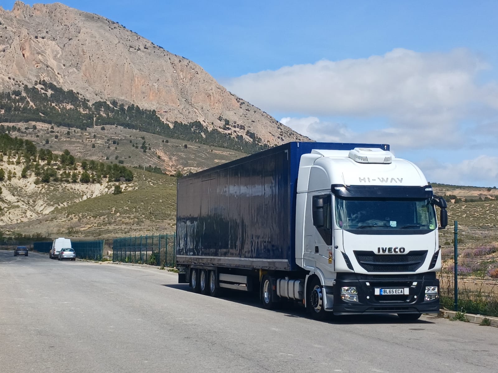 CLS Spain removal truck unloading at Spanish property